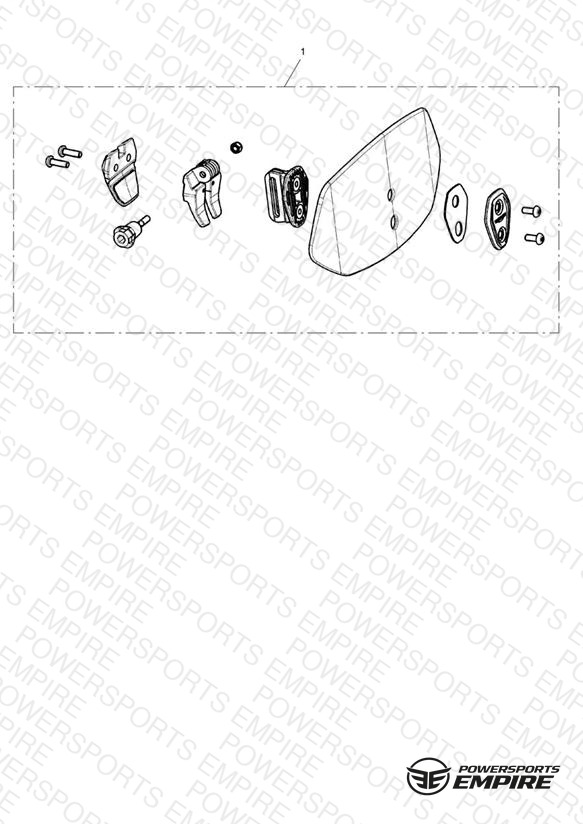 Screen Deflector Kit, Coated