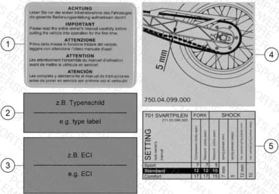 TECHNIC INFORMATION STICKER