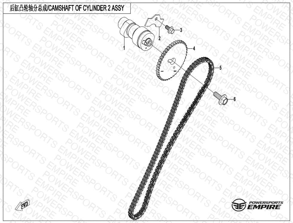 E02-7 — CAMSHAFT OF CYLINDER 2 ASSY
