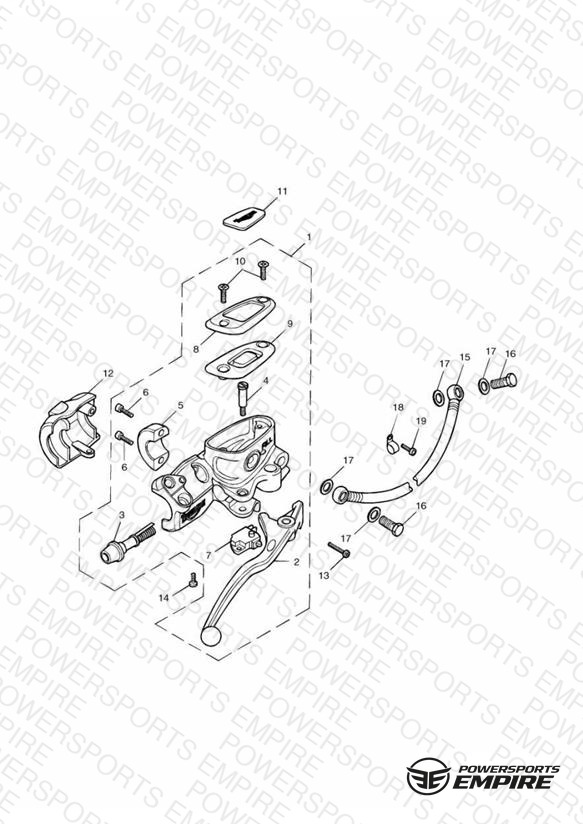 Front Brake Master Cyl & Hoses > 281465-F2/279278-F4