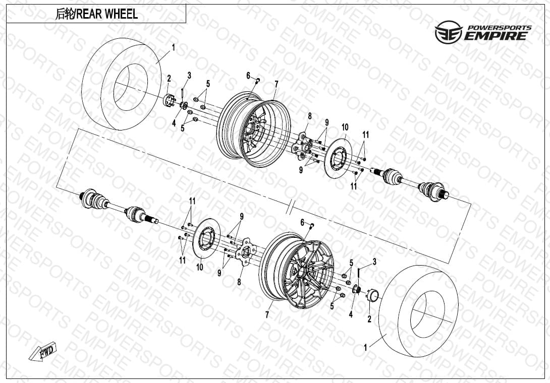 F11-A — REAR WHEEL