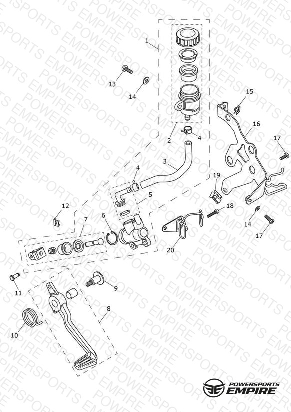 Rear Brake Master Cylinder