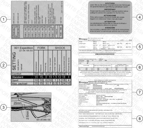 TECHNIC INFORMATION STICKER