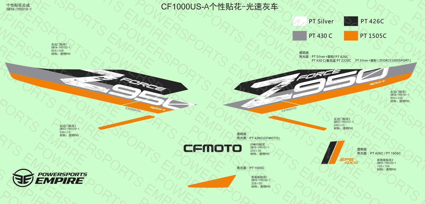 F19-1-B — DECAL(NA,GHOST GRAY)