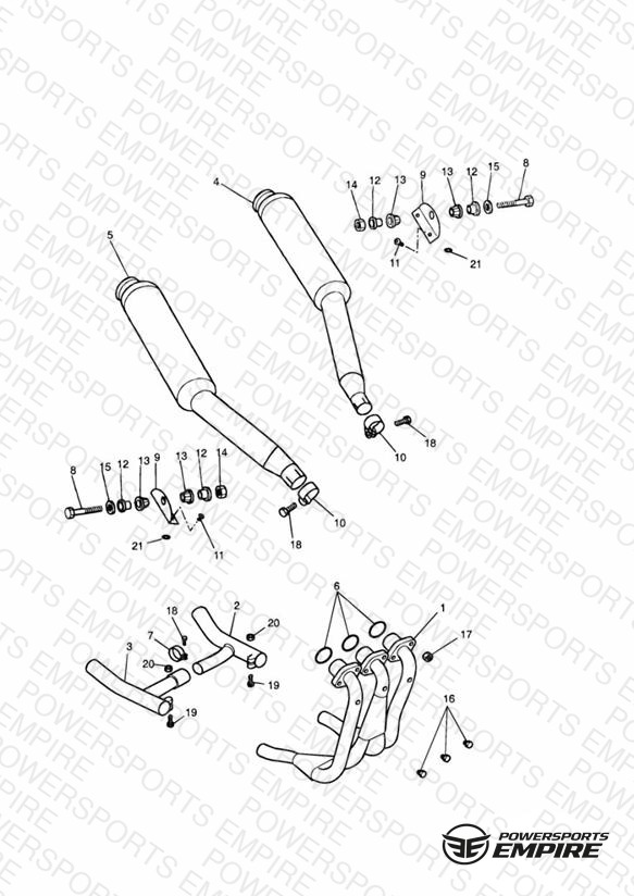 Exhaust System 3 Cylinder 29156 »