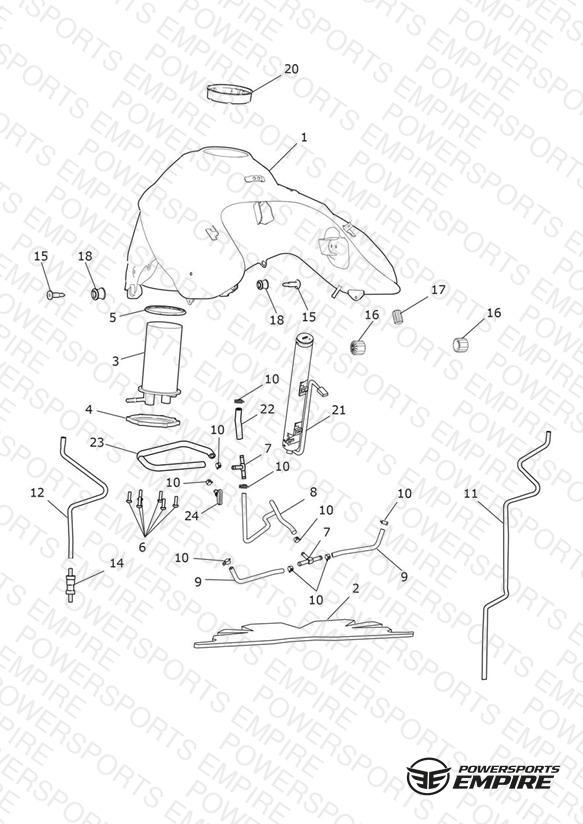 Fuel Tank, Fuel Pump & Fittings