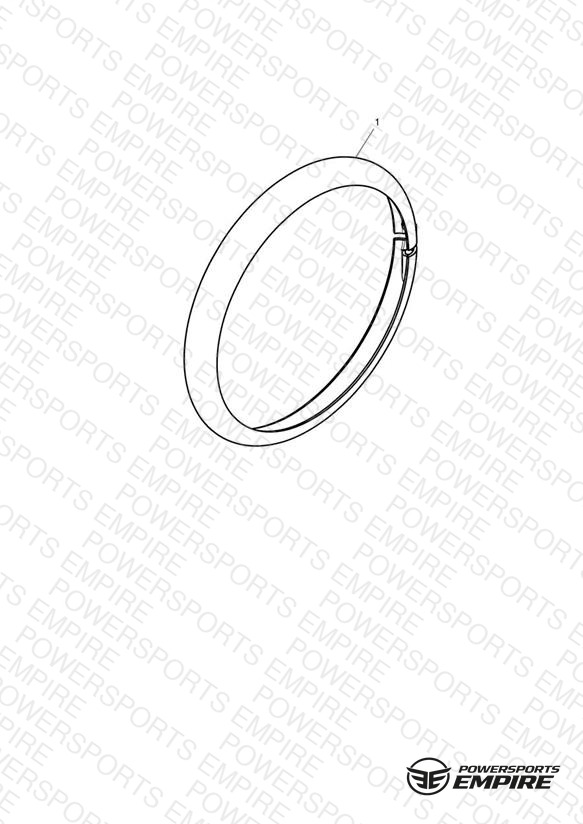 Headlight Rim, Black