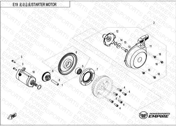 E09 — STARTER MOTOR