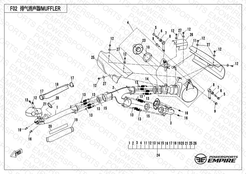 F02 — MUFFLER