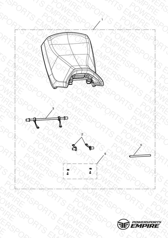 Rider Seat Assy, High