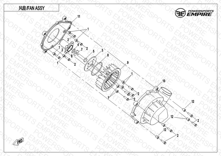 E18 — FAN ASSY