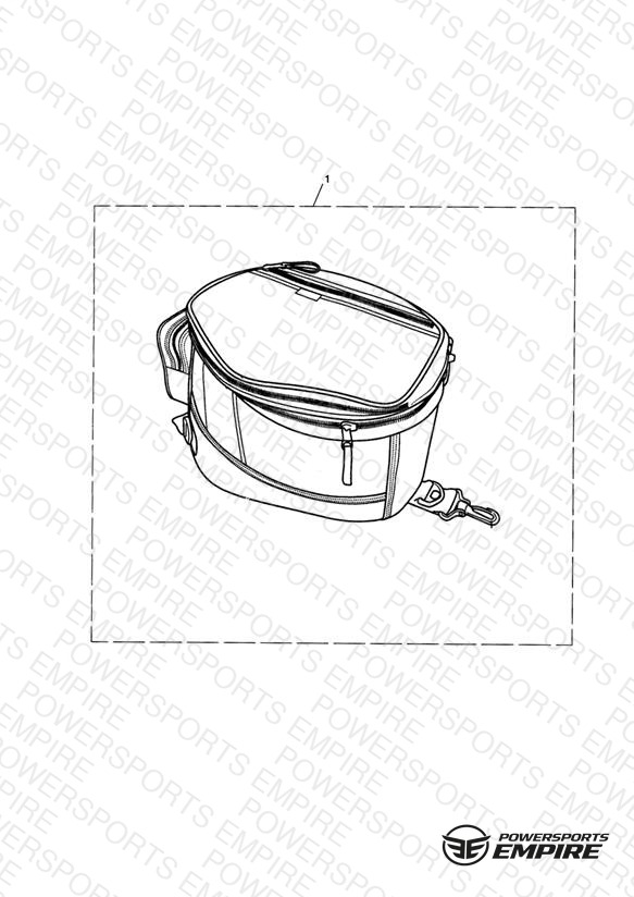 Magnetic Tank Bag Kit, 10-16L