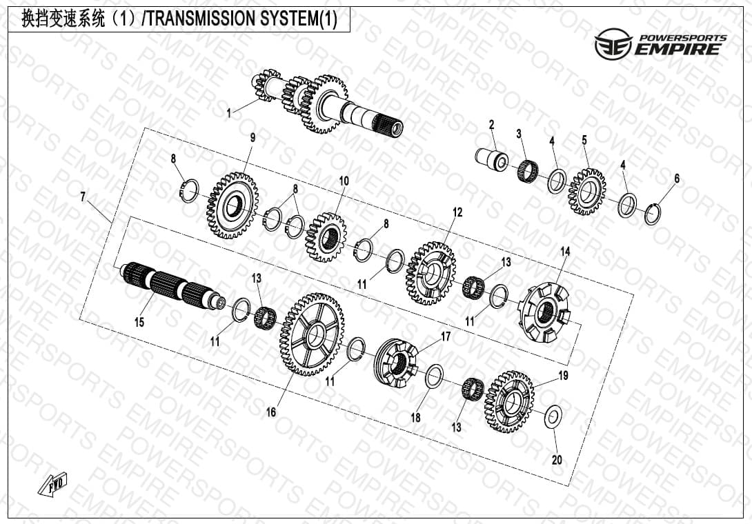 E06-1 — TRANSMISSION SYSTEM(1)