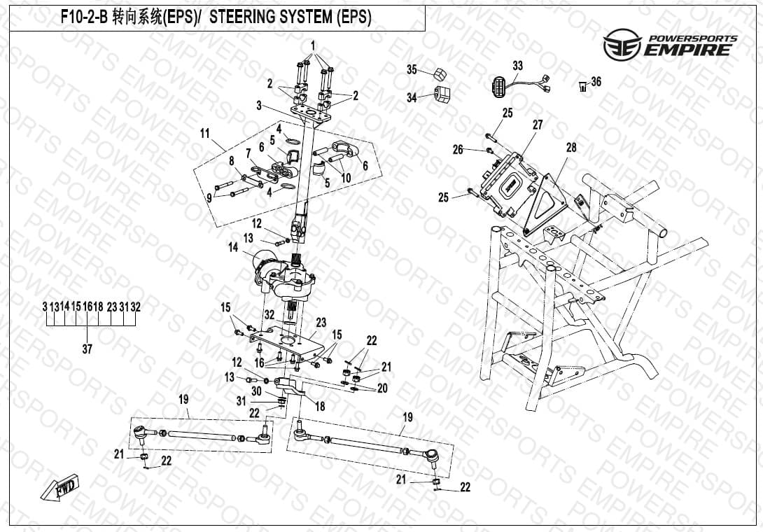 F10-2-B — STEERING SYSTEM (EPS) NEW STYLE