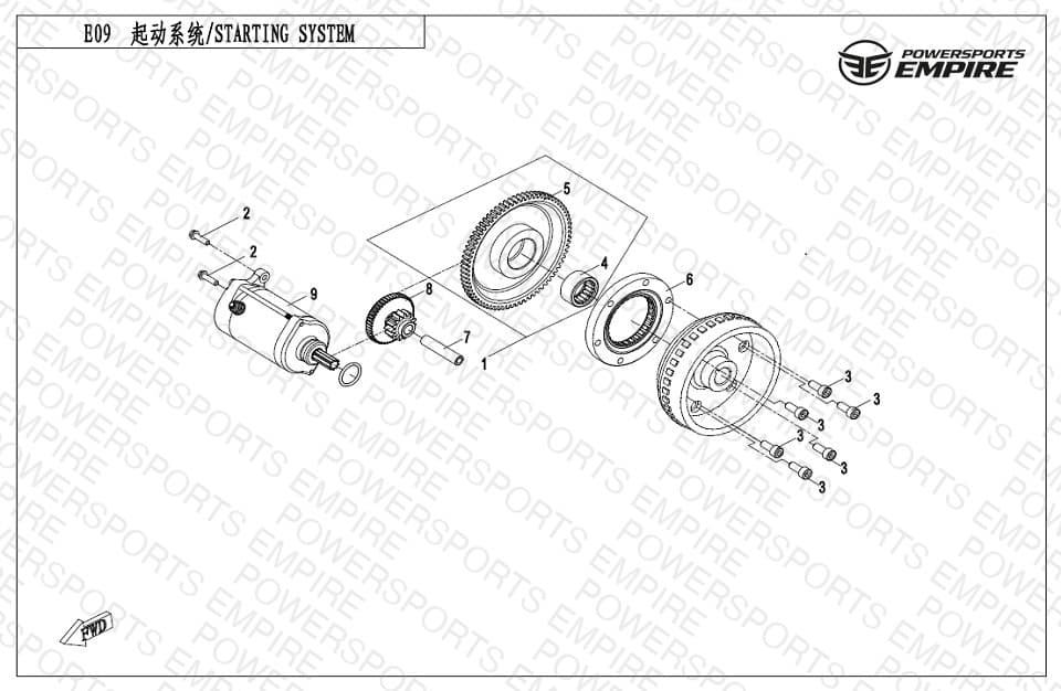 E09 — STARTER ASSY