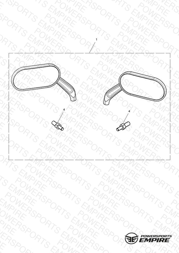 Oval Mirrors, Cast, Chrome
