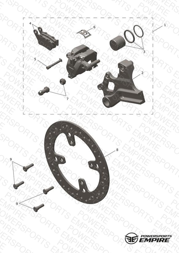 Rear Caliper & Disc