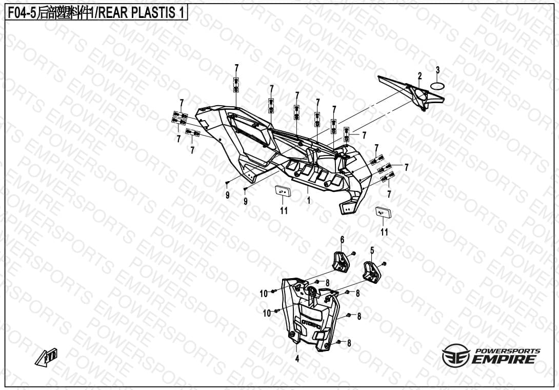 F04-5 — REAR PLASTICS 1