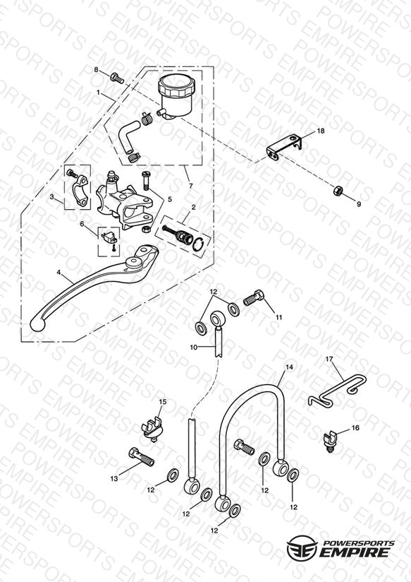 Front Brake Master Cylinder & Hoses