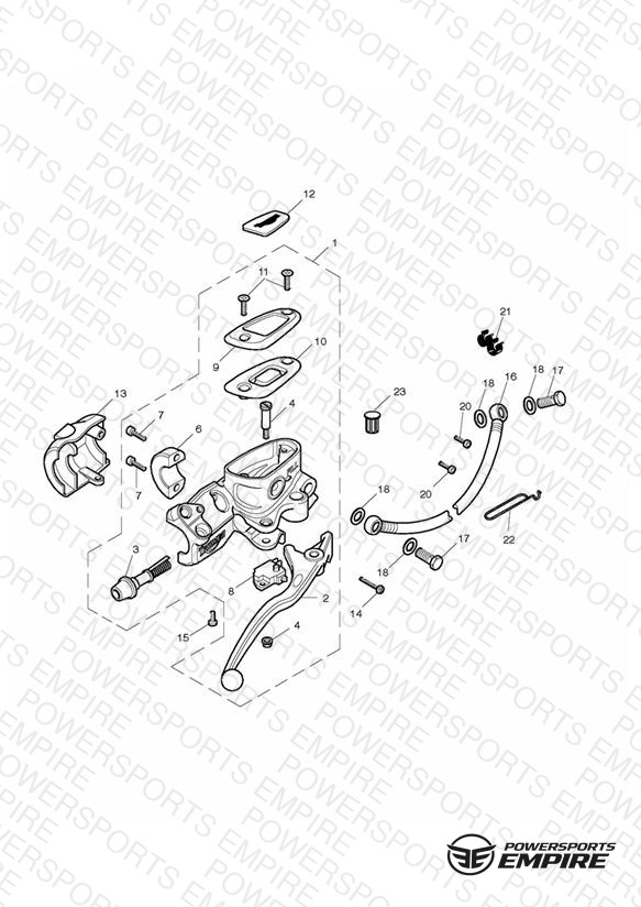 Front Brake Master Cylinder & Hoses