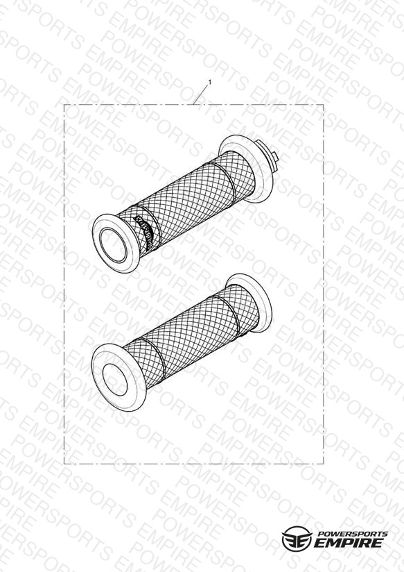 Diamond Grip Kit, D25.4, Grey