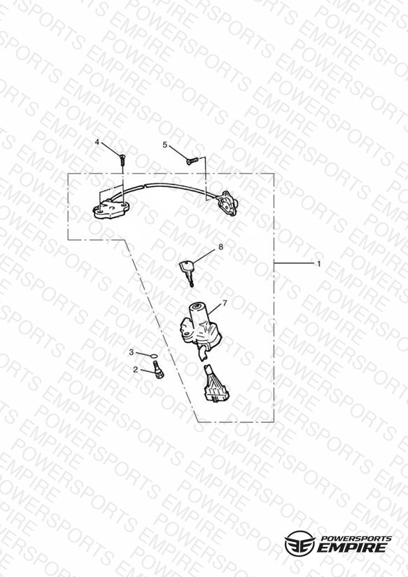 Ignition Switch/Seat Lock 60503 » » 71698