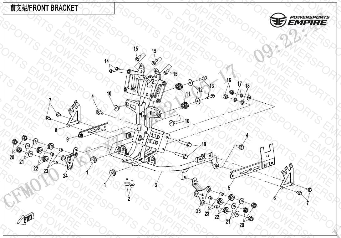 F03-1 — FRONT BRACKET