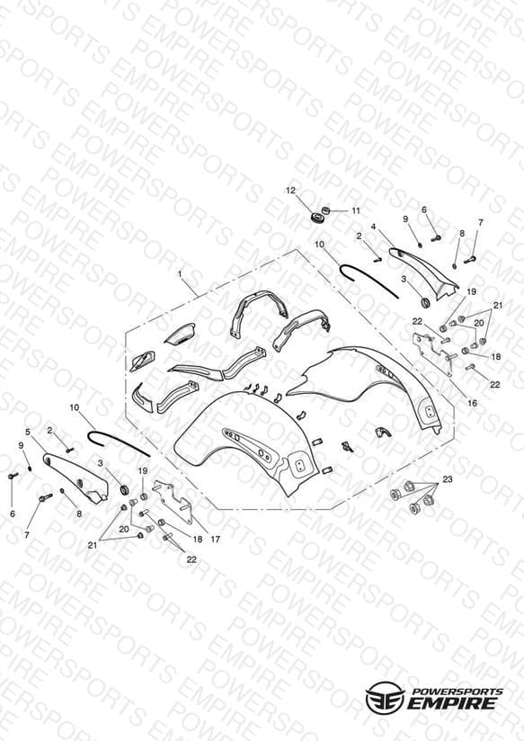 Rear Mudguard 574821 >
