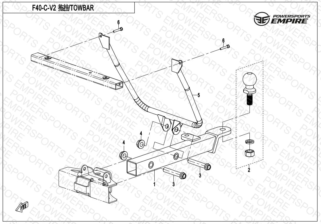 F40-C-V2 — TOWBAR