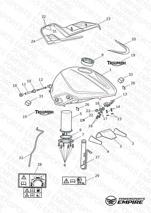 Fuel Tank, Fuel Pump & Fittings