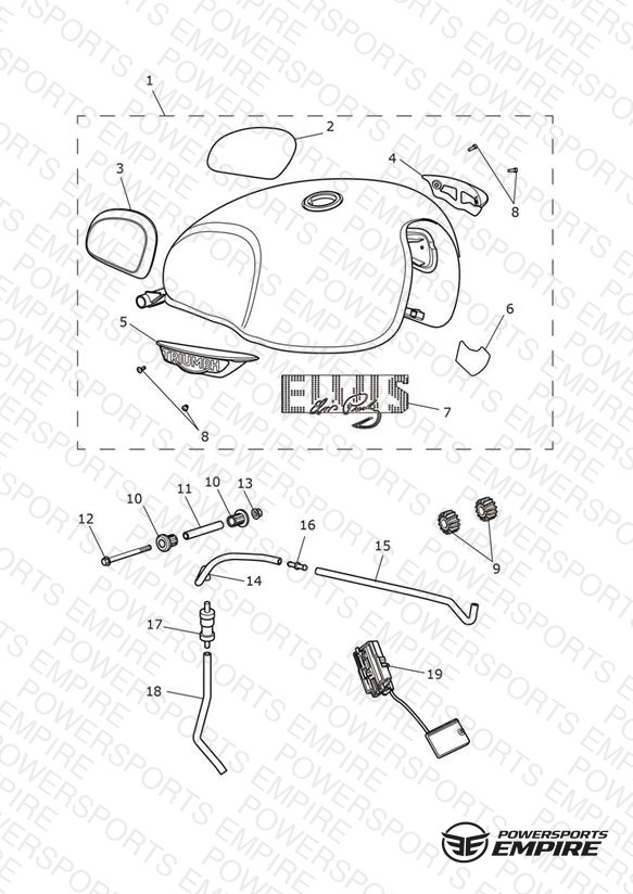 Fuel Tank - T120 Elvis Edition
