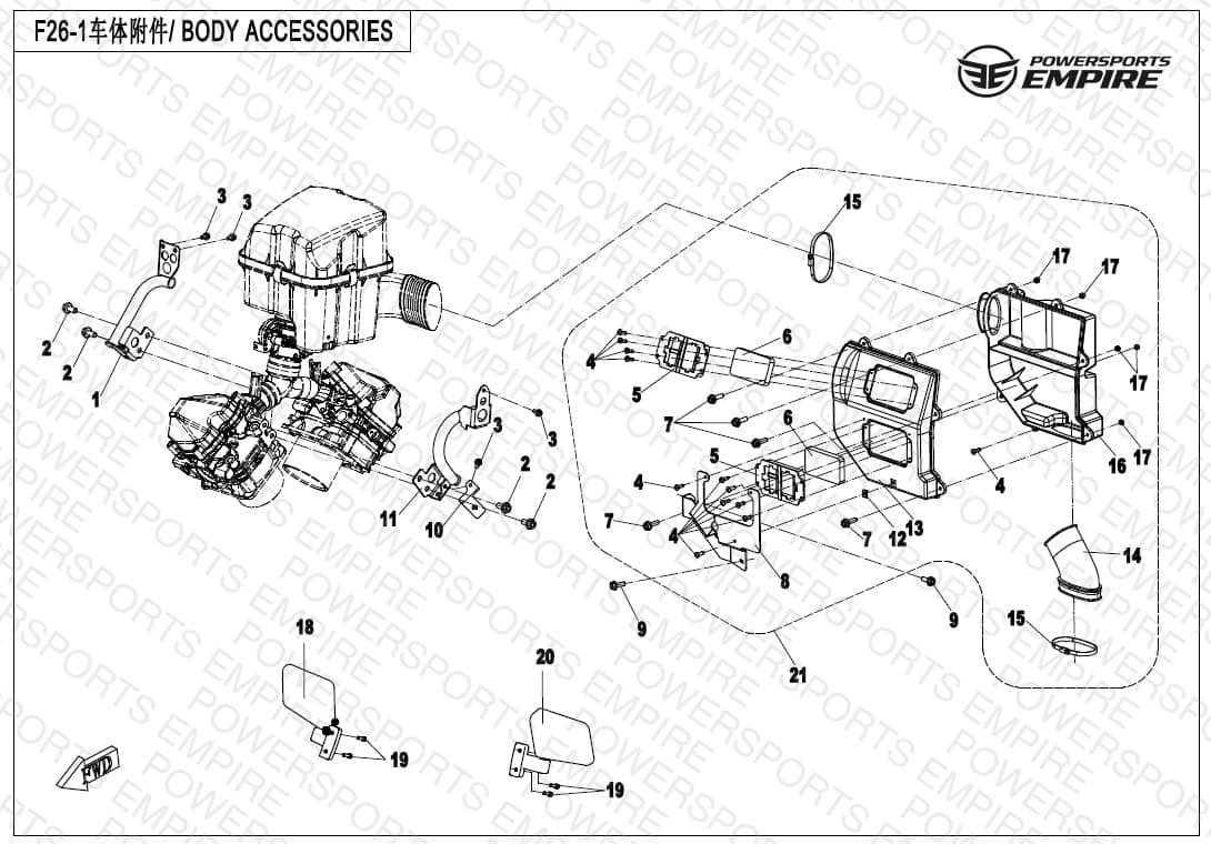 F26-1 — BODY ACCESSORIES