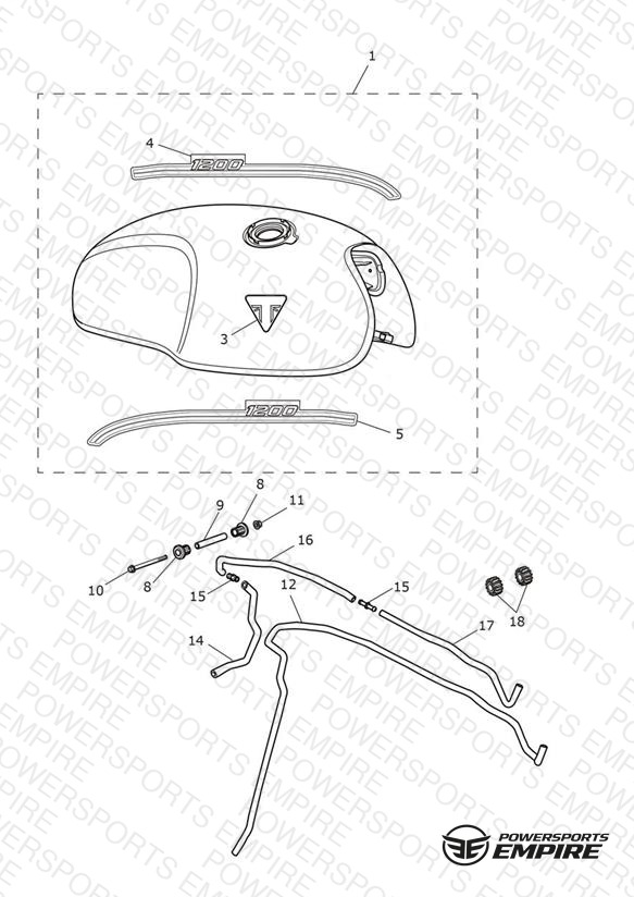 Fuel Tank - Aluminium Silver