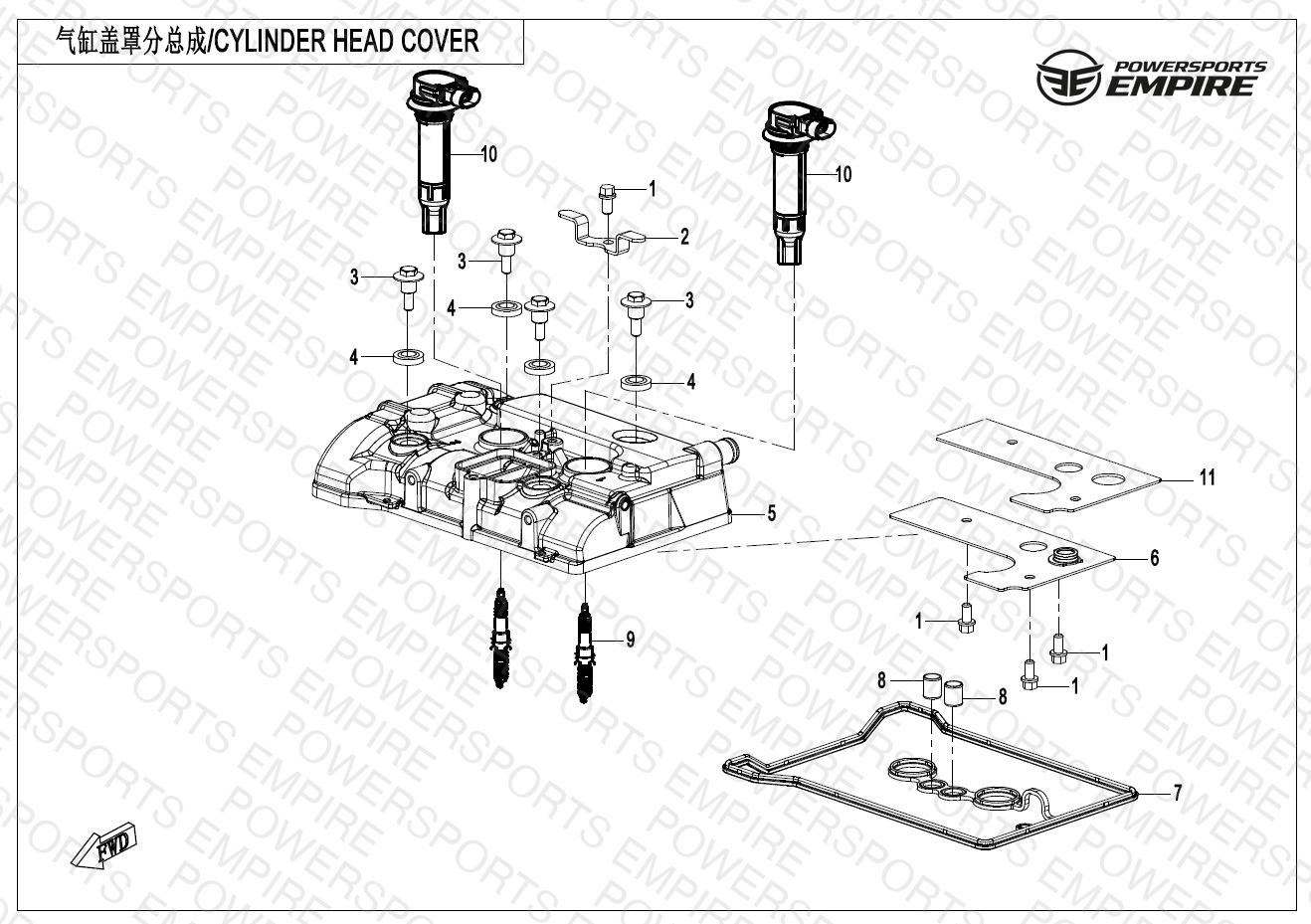 E02-1 — CYLINDER HEAD COVER