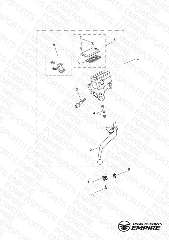 Front Brake Master Cylinder & Hoses