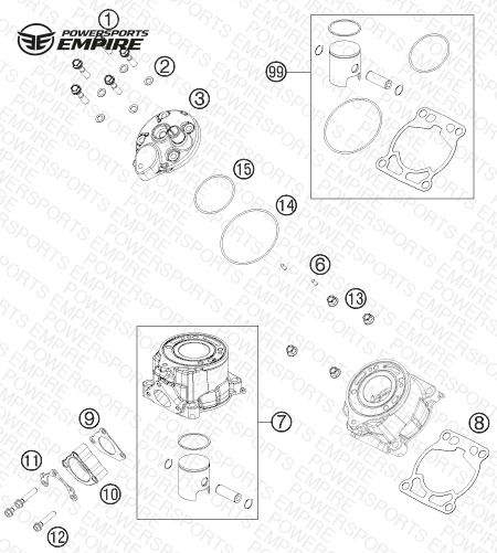 CYLINDER, CYLINDER HEAD