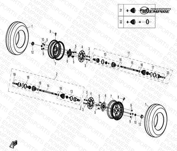 F12 — FRONT WHEEL