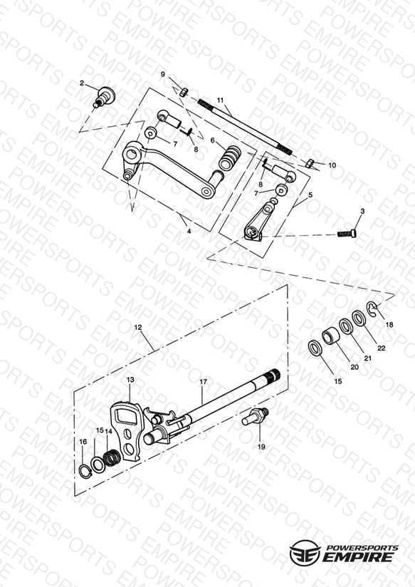 Gear Change Mechanism - Eng No 340170 >