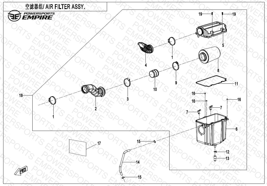 F41-V2 — AIR FILTER ASSY.