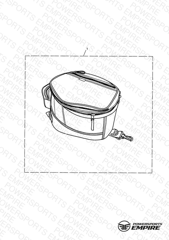 Magnetic Tank Bag Kit, 10-16L