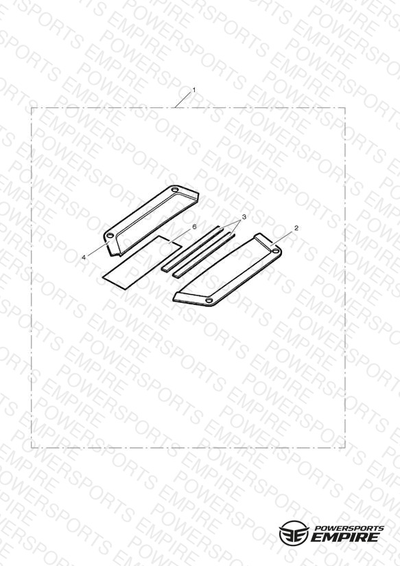Rear Bodywork Finisher Kit, Coloured