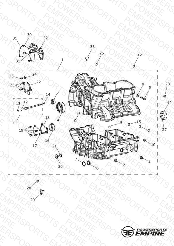Crankcase & Fittings