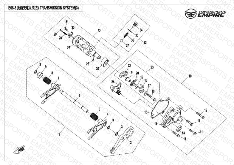 E06-3 — TRANSMISSION ASSY (3)