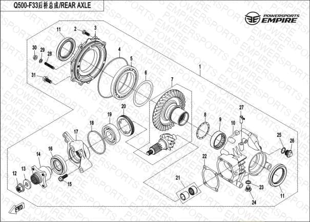 F33 — REAR DIFFERENTIAL