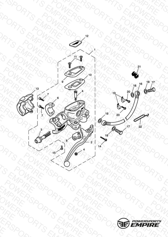 Front Brake Master Cylinder & Hoses