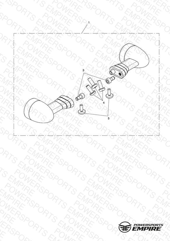 LED, Indicator Kit, D40, Short, 120 Lead