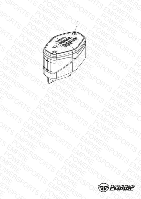 Front Brake Reservoir, Type 1