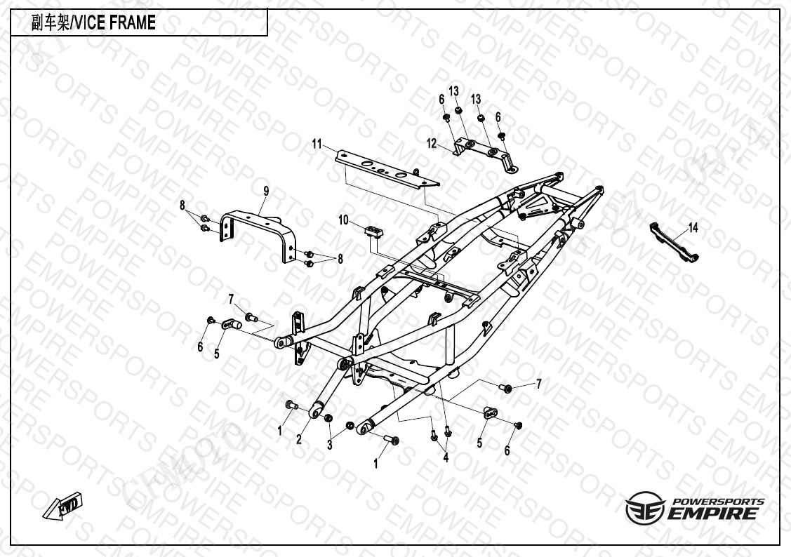 F03-3 — REAR FRAME