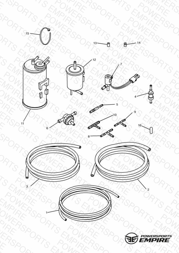 Evaporative Loss Equipment US California models only