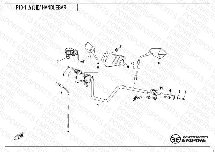 F10-1 — HANDLEBAR